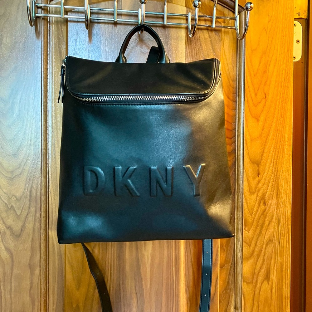 Donna Karan NY small black backpack